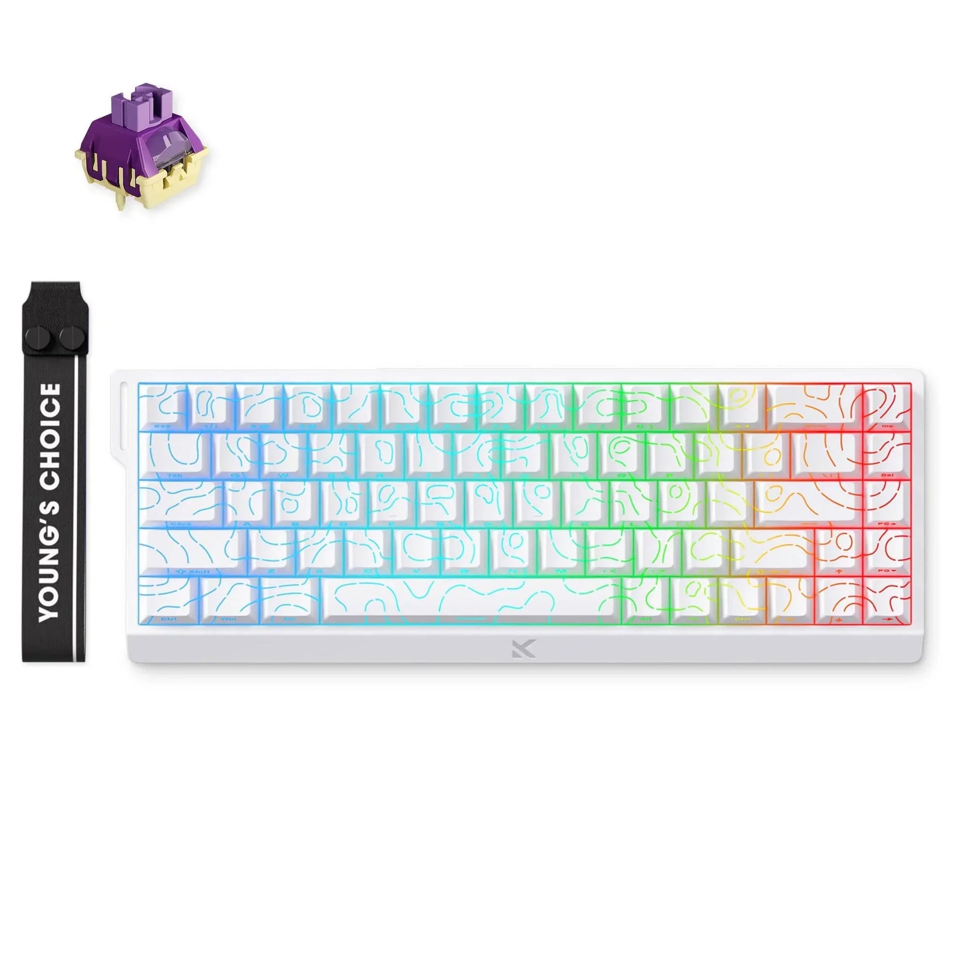 MCHOSE Ace 68 Hall Effect Magnetic Switch Gaming Keyboard
